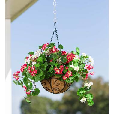 12” Faux Foliage Plant in Basket - Chic Decora