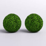 10” Faux Boxwood Topiary - Chic Decora