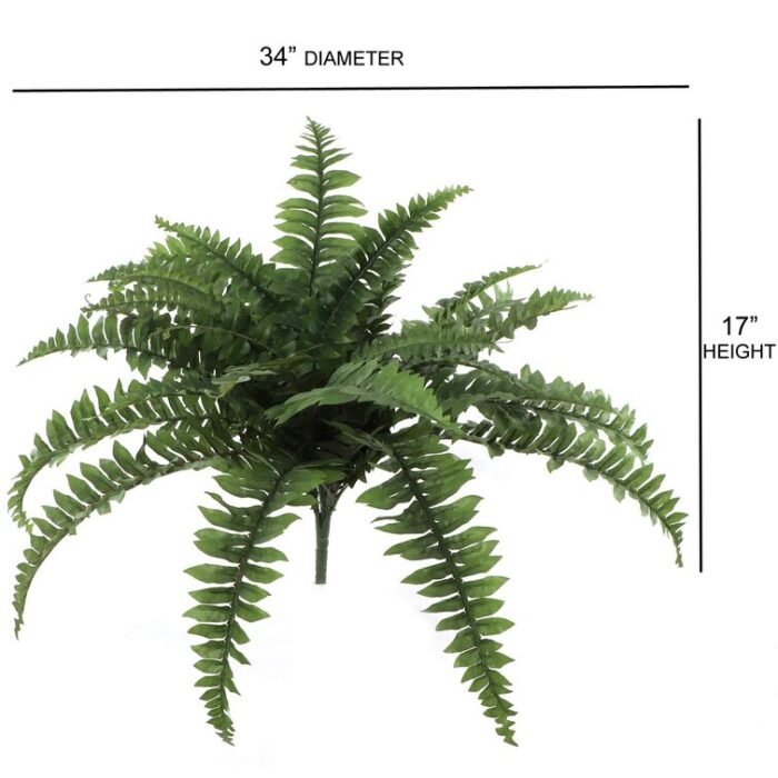 15” Faux Fern Plant - Chic Decora