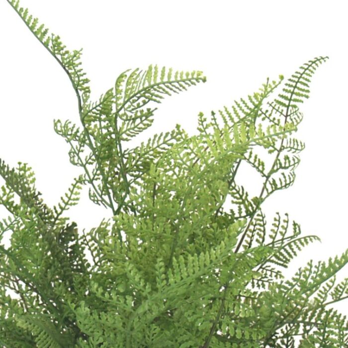 15” Faux Fern Plant in Glass Vase - Chic Decora