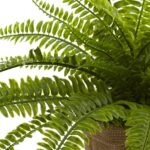 15” Faux Fern Plant in Planter - Chic Decora