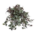 15” Faux Foliage Plant in Metal Planter - Chic Decora