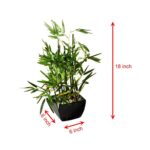 18” Faux Bamboo Plant in Pot - Chic Decora