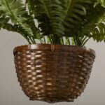 18” Faux Fern Plant in Basket - Chic Decora