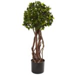 2.5ft. English Ivy Topiary UV Resistant (Indoor/Outdoor) - Chic Decora