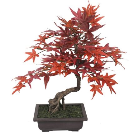 20″ Artificial Bonsai Plant in Planter - Chic Decora