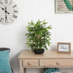 20” Faux Bamboo Plant in Pot - Chic Decora