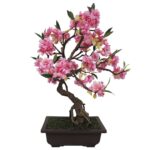 20” Faux Bonsai Plant in Planter - Chic Decora