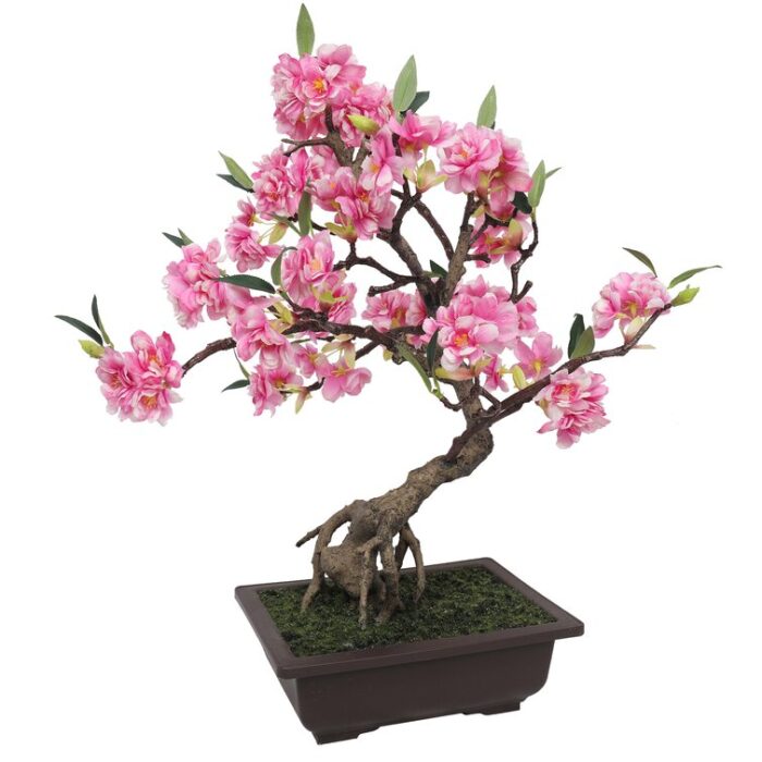 20” Faux Bonsai Plant in Planter - Chic Decora