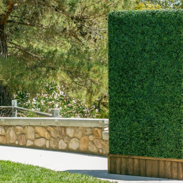 20” Faux Boxwood Hedge - Chic Decora