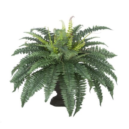 22” Faux Fern Plant in Urn - Chic Decora