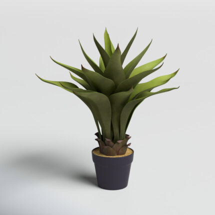 22” Faux Succulent Plant in Pot - Chic Decora