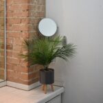 23” Artificial Palm Plant in Decorative Vase - Chic Decora