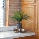 23” Artificial Palm Plant in Decorative Vase - Chic Decora