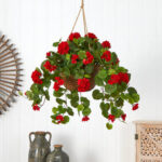 12” Faux Foliage Plant in Basket - Chic Decora