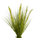 24” Faux Grass in Glass Vase - Chic Decora