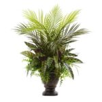 27” Faux Fern Plant in Planter - Chic Decora