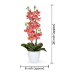 27” Faux Flowering Plant in Pot - Chic Decora