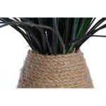 29″ Tall Grass with Twigs in Tapered Hemp Rope Pot - Chic Decora