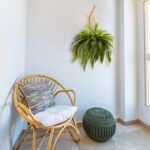 29” Faux Fern Plant in Basket - Chic Decora