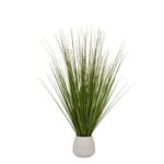 29” Faux Foliage Grass in Ceramic Pot - Chic Decora