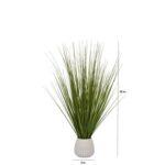 29” Faux Foliage Grass in Ceramic Pot - Chic Decora