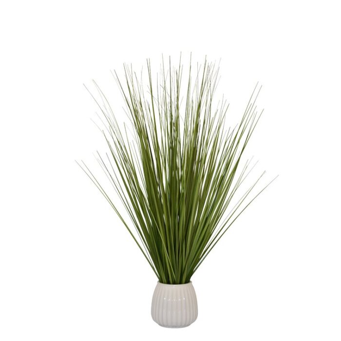 29” Faux Foliage Grass in Ceramic Pot - Chic Decora