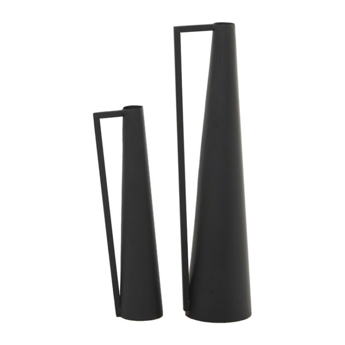 2 Piece Metal Table Vase Set - Chic Decora