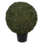 30” Faux Boxwood Topiary in Pot - Chic Decora