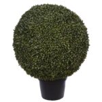 30” Faux Boxwood Topiary in Pot - Chic Decora