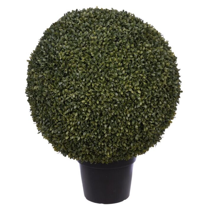 30” Faux Boxwood Topiary in Pot - Chic Decora