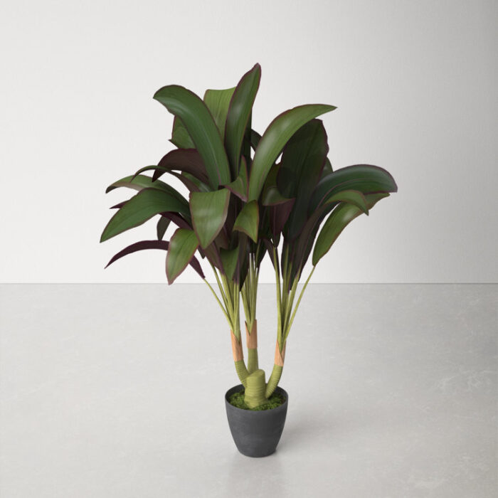 30” Faux Dracaena Plant in Pot - Chic Decora