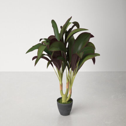 30” Faux Dracaena Plant in Pot - Chic Decora