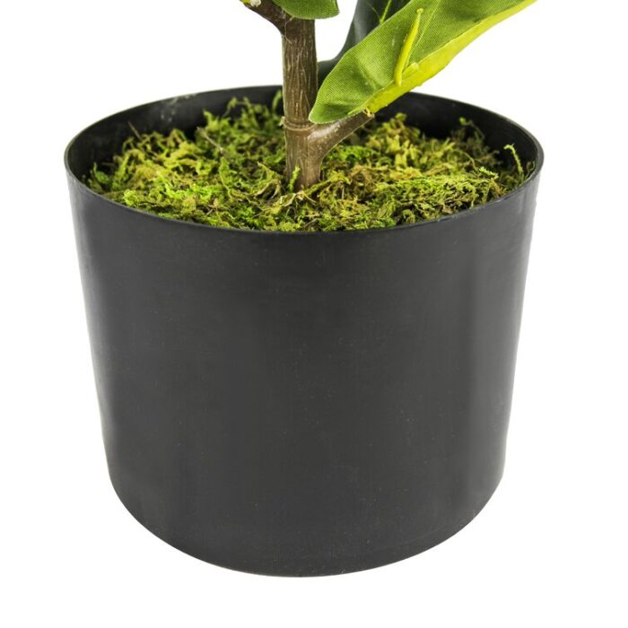 30” Faux Fiddle Leaf Fig Plant in Pot - Chic Decora