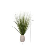 30” Faux Foliage Grass in Ceramic Pot - Chic Decora