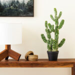 31” Faux Cactus Plant in Pot - Chic Decora