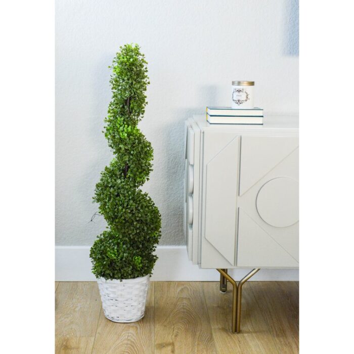 35.5” Faux Topiary in Pot - Chic Decora