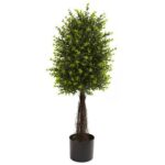 2.5ft. English Ivy Topiary UV Resistant (Indoor/Outdoor) - Chic Decora