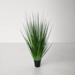 36” Faux Foliage Grass in Pot - Chic Decora