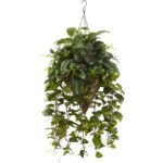 36” Faux Mixed Plant in Basket - Chic Decora