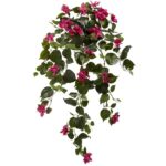 37” Faux Flowering Plant - Chic Decora