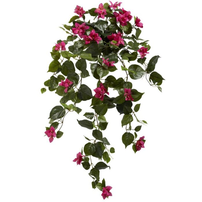 37” Faux Flowering Plant - Chic Decora