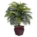 27” Faux Fern Plant in Planter - Chic Decora