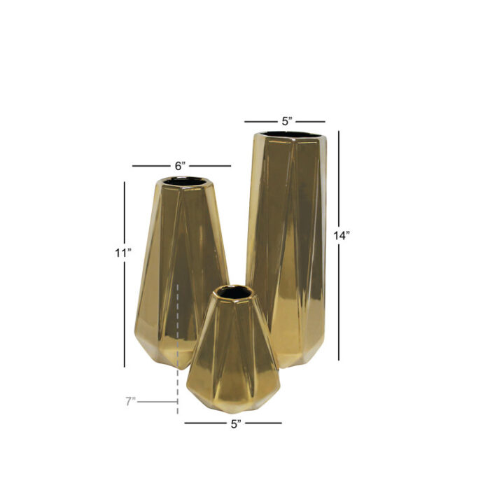 3 Piece Table Vase Set - Chic Decora