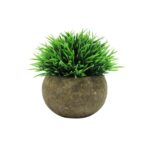 4.5″ Artificial Mixed Greenery Topiary Small Plant in Pot - Chic Decora