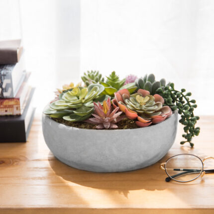 4.8” Faux Succulent - Chic Decora