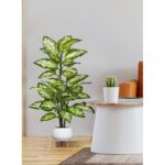 47” Faux Foliage Plant in Pot - Chic Decora