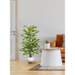 47” Faux Foliage Plant in Pot - Chic Decora