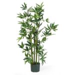 48” Faux Bamboo Plant in Pot - Chic Decora