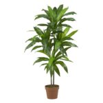 48” Faux Dracaena Plant in Planter - Chic Decora